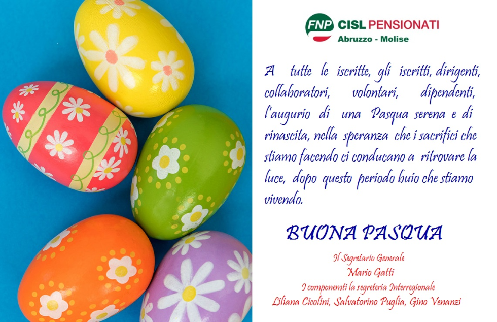 Auguri di buona Pasqua 2021
