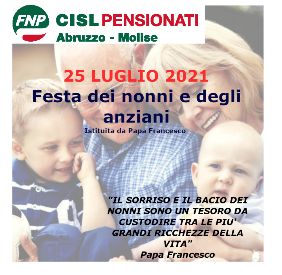 Prima giornata mondiale dei nonni e degli anziani