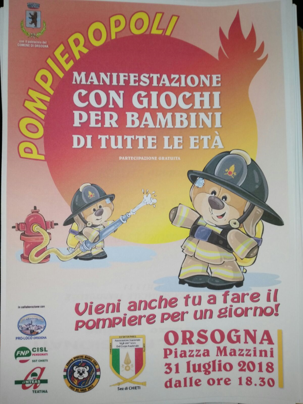 POMPIEROPOLI: diventa pompiere per un giorno! 