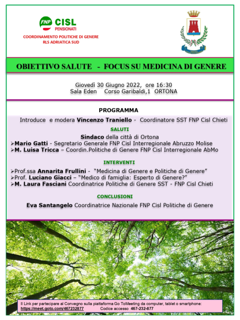 Obiettivo salute - Focus su medicina di genere
