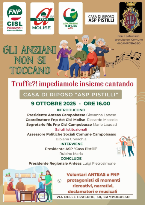 GLI ANZIANI NON SI TOCCANO 